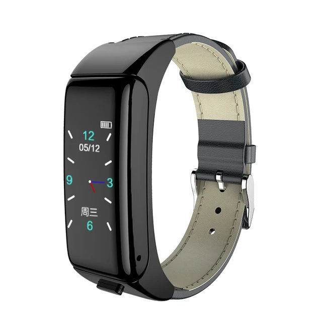 B6 Smart Sports Bracelet with Bluetooth Headset, Color Screen, Sports Tracking, Multi-function Calls, and Detachable 2-in-1 Smartwatch.