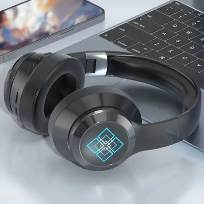 Wireless On-Ear Headphones - HD Sound, Deep Bass, 8H Playtime