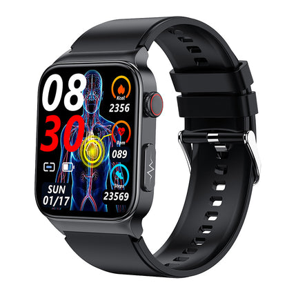 E500 Smart Blood Sugar Watch with ECG & PPG