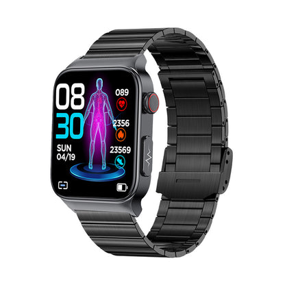 E500 Smart Blood Sugar Watch with ECG & PPG