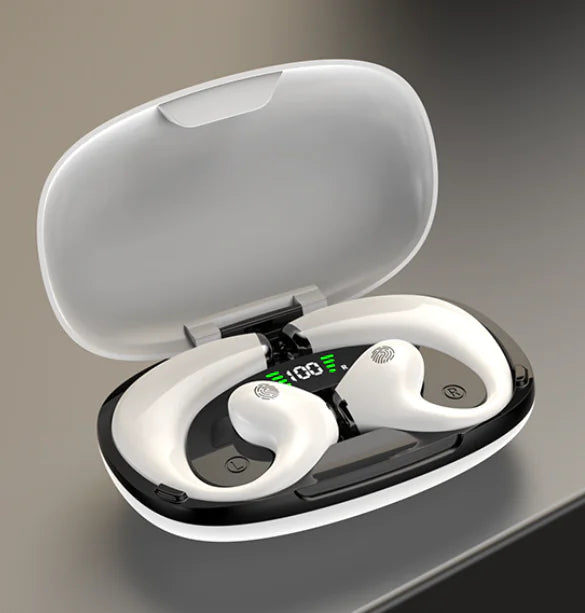 D23 Bone Conduction Bluetooth Headset with Digital Display