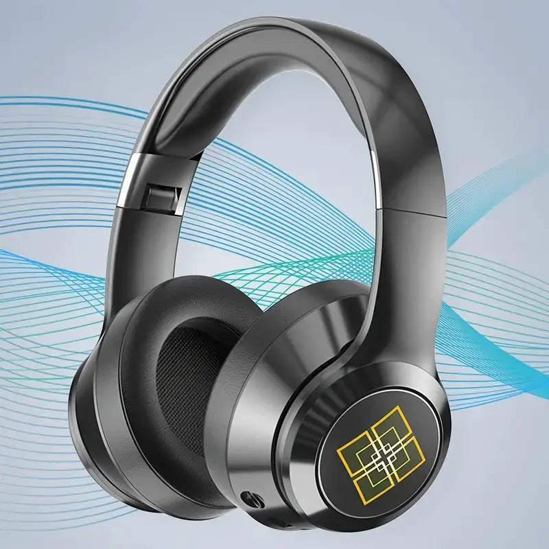 Wireless On-Ear Headphones - HD Sound, Deep Bass, 8H Playtime