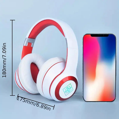 Wireless On-Ear Headphones - HD Sound, Deep Bass, 8H Playtime