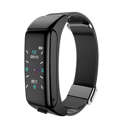 B6 Smart Sports Bracelet with Bluetooth Headset, Color Screen, Sports Tracking, Multi-function Calls, and Detachable 2-in-1 Smartwatch.