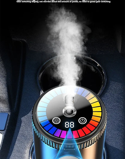Rechargeable Smart Car Air Freshener – Adjustable Aroma Diffuser with Pickup Light & Starry Sky Design
