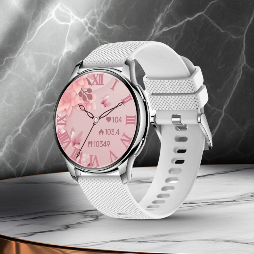 CF96 Women's Smartwatch with 1.2" Round Screen