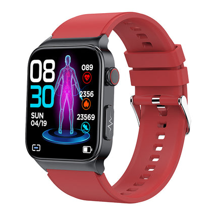 E500 Smart Blood Sugar Watch with ECG & PPG