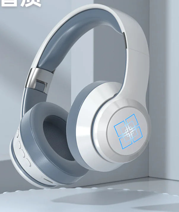 Wireless On-Ear Headphones - HD Sound, Deep Bass, 8H Playtime